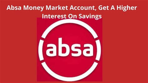absa money market account interest rate